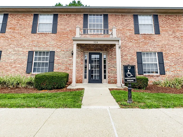 Exterior Apartment Building at University Park Apartments