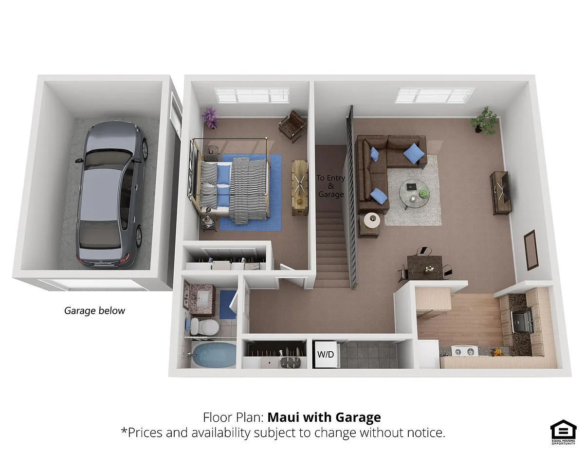 Floor plan Maui with Garage