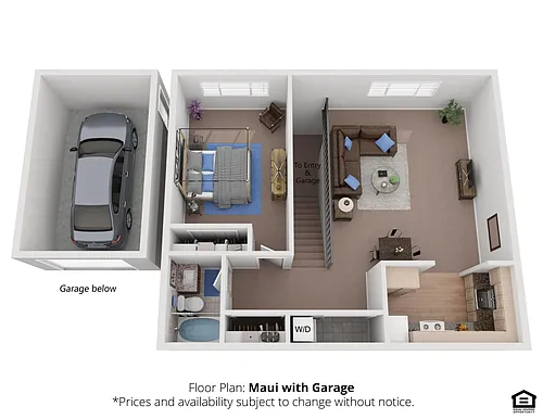 Floor plan Maui with Garage