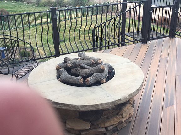 Built in Fire pit