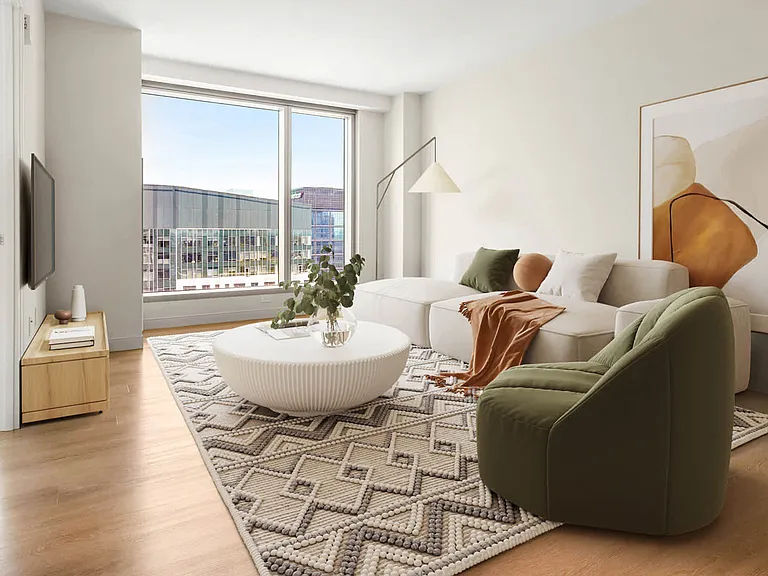 Living Room with Hard Surface Flooring