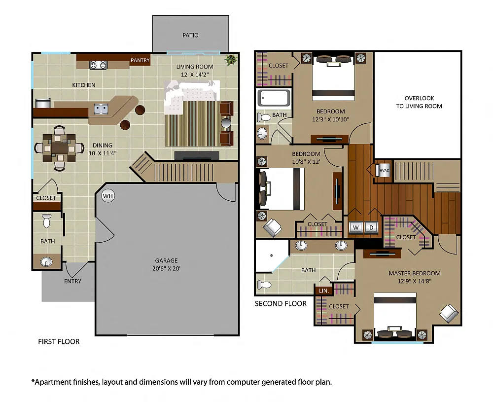 Floor plan E1 Monaco
