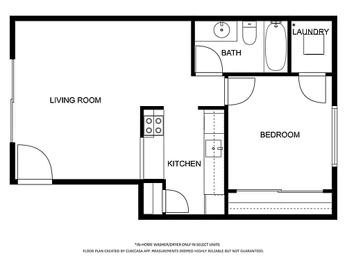 Floor plan 1X1 - B1