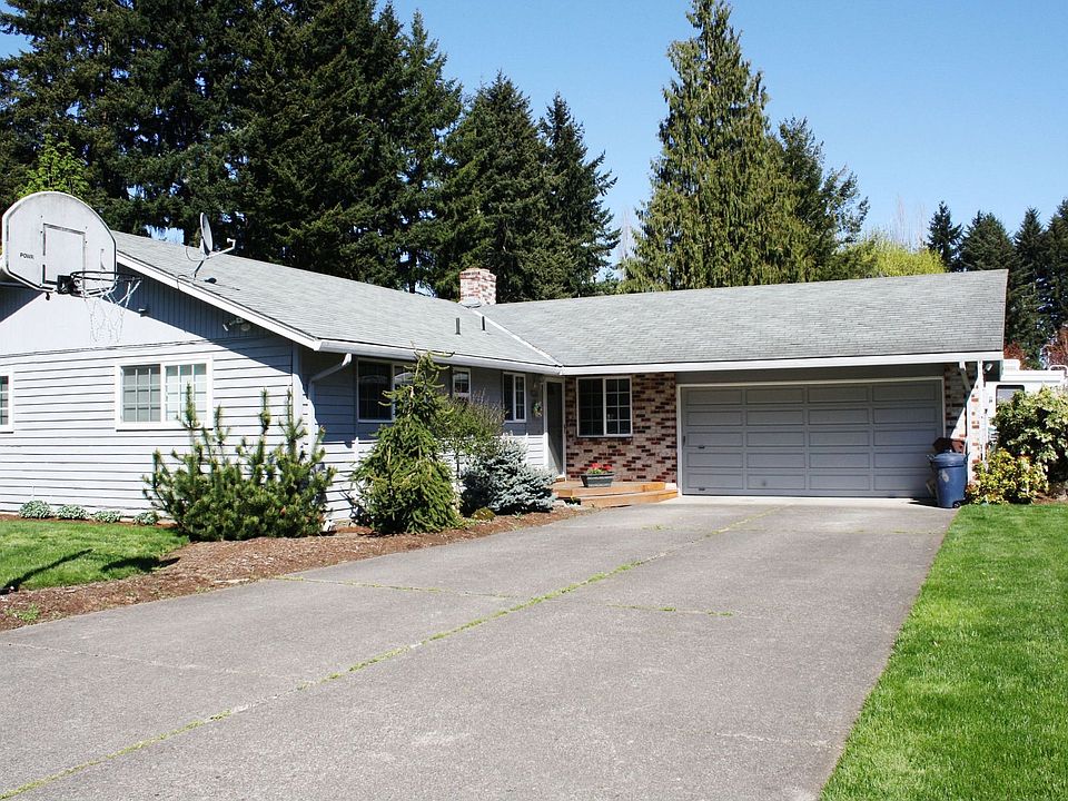 Long flat driveway