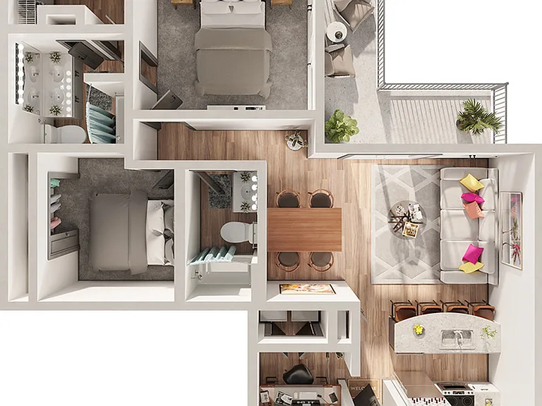 Legacy North - B2JC0 Floor Plan Legacy North - B2JC0 Floor Plan