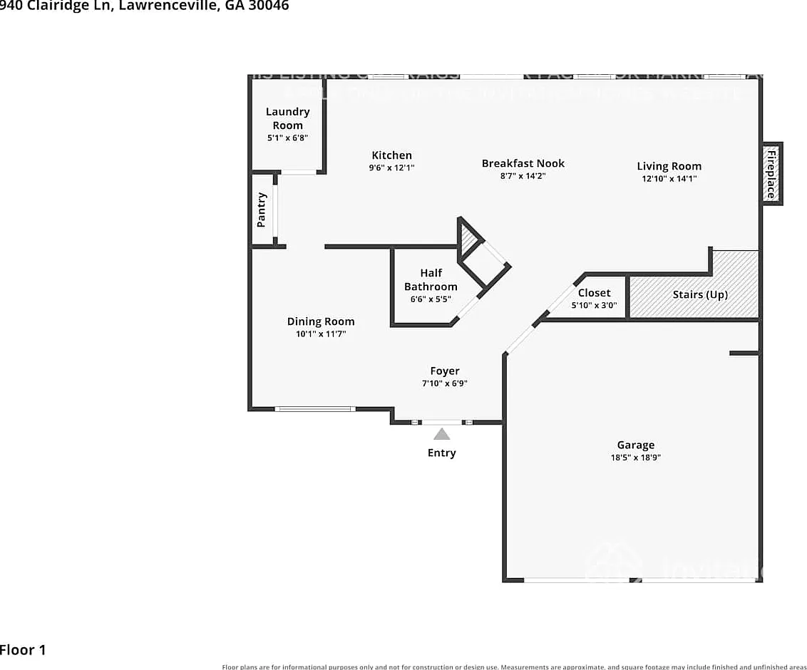 940 Clairidge Ln Lawrenceville, GA 30046 — Photo 2