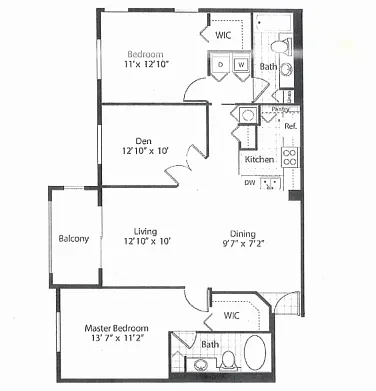 Floor plan Martinique