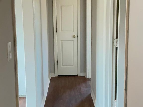 Hallway with closet