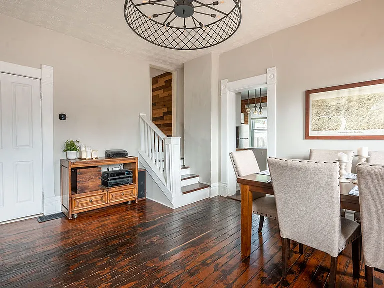 Front door entry to dining room