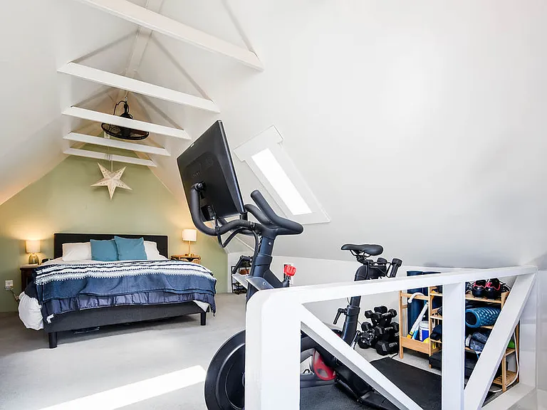 Bedroom 2 with skylight