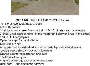 1415 Pier Ave, Metairie, LA 70005