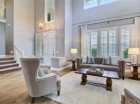 Bright formal living room