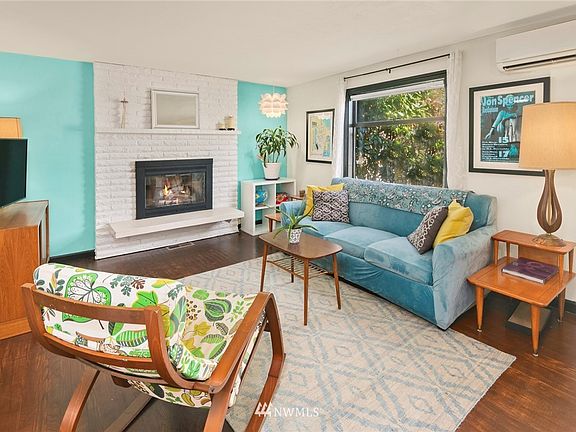 Cozy up to the wood burning fire place and stay cool with the high efficiency mini split providing AC and heat.