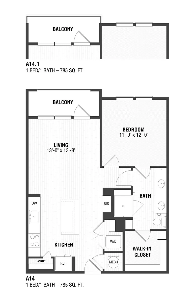 Floor plan A14