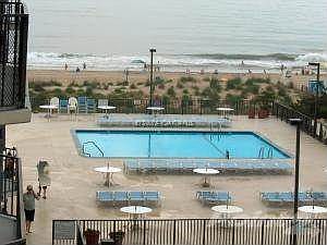 Ocean & Pool Deck View