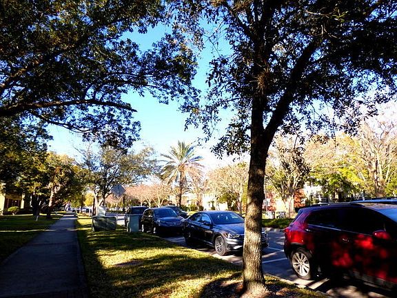 Public parking in front of the building
