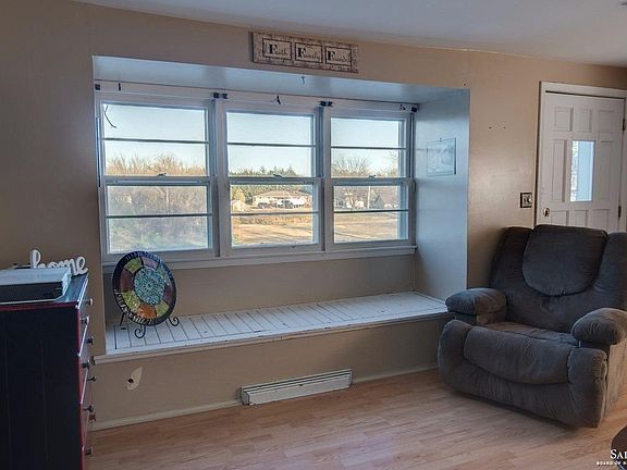 Inside the living room looking out to street