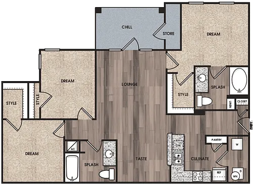 Floor plan Starr