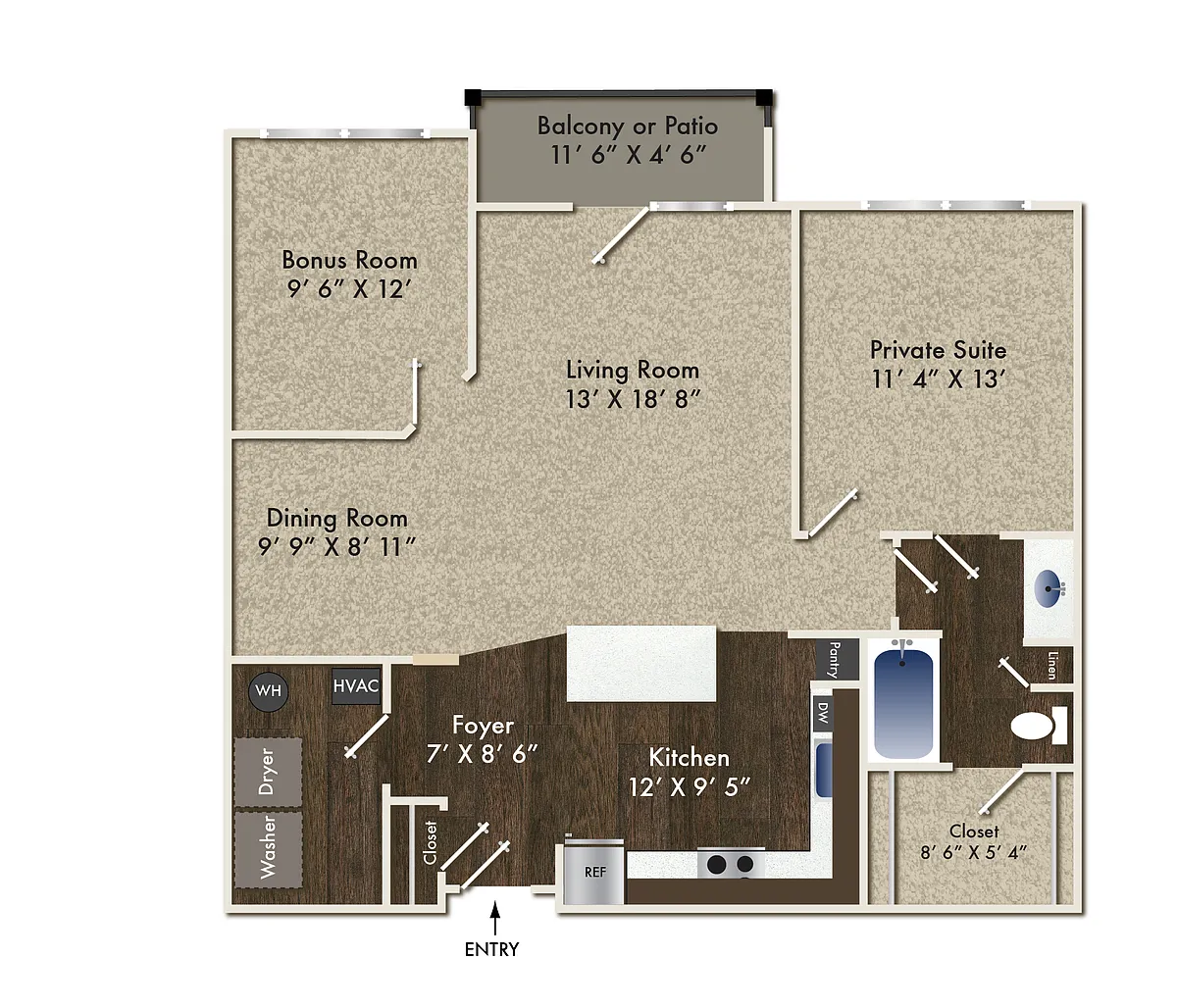 Floor plan Calloway