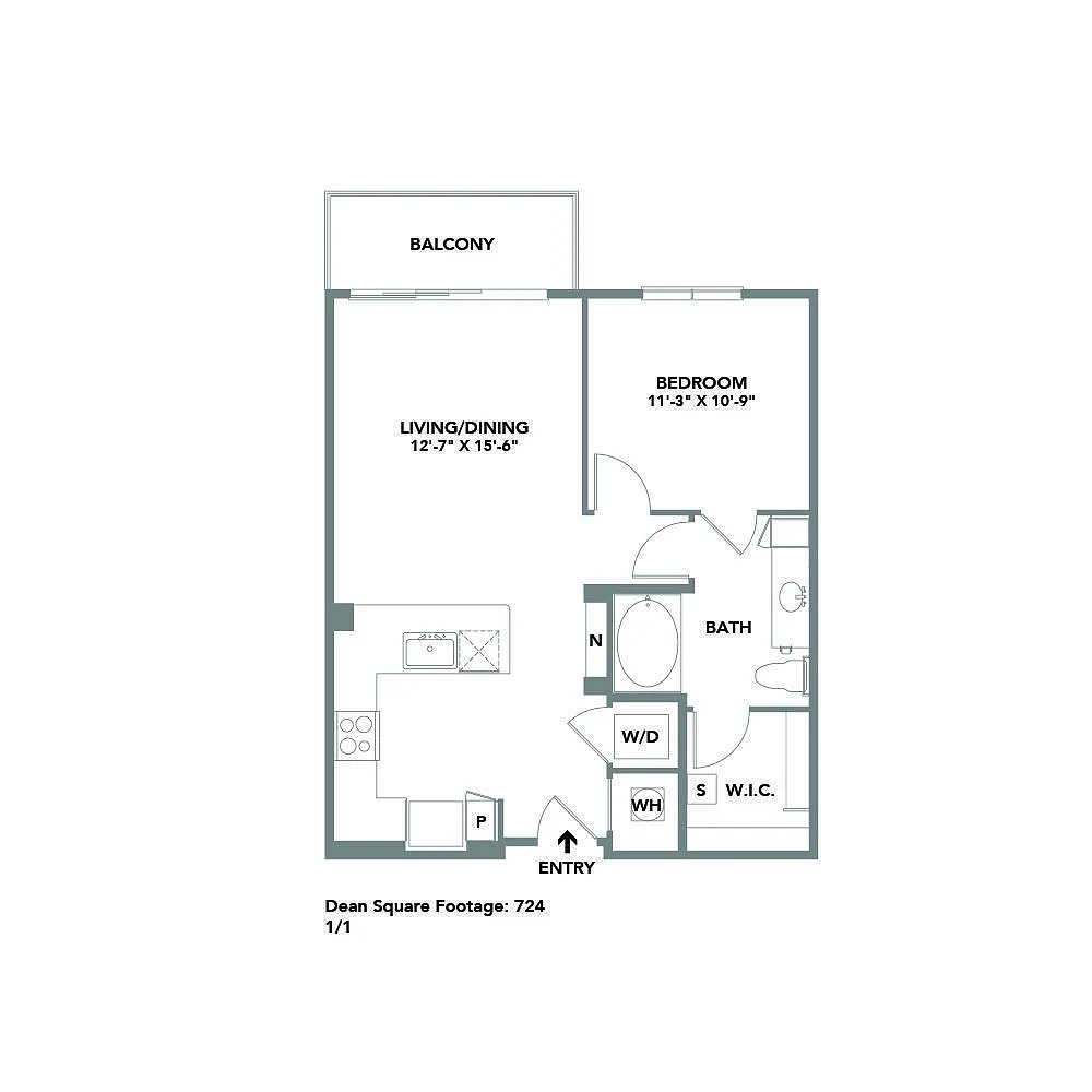 Floor plan Dean