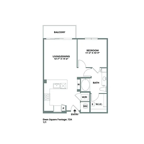 Floor plan Dean