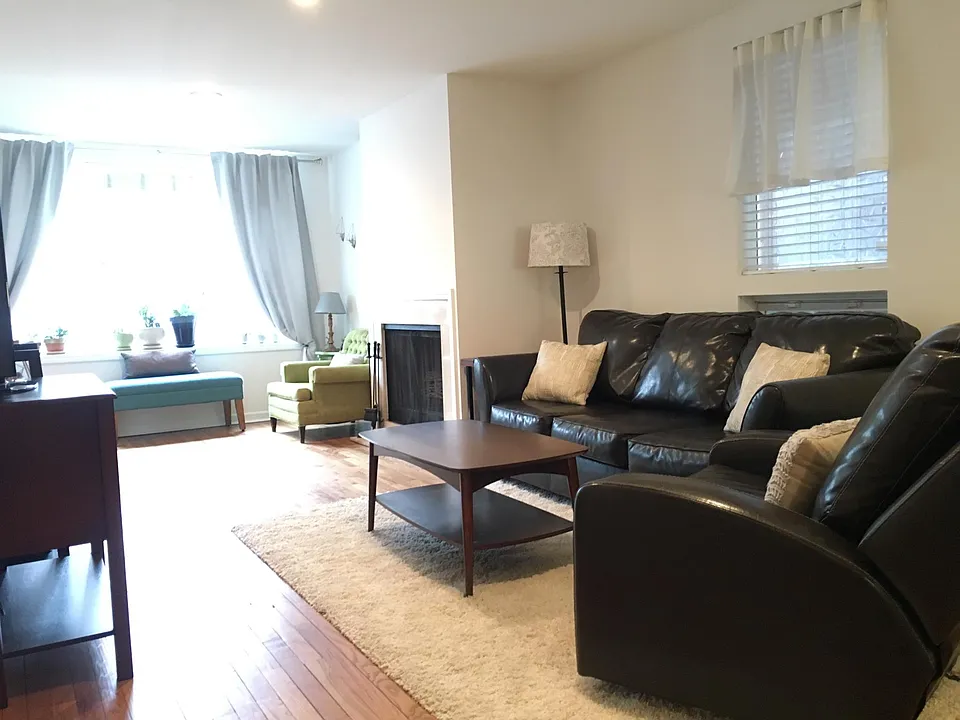 plenty of natural light for this spacious living area
