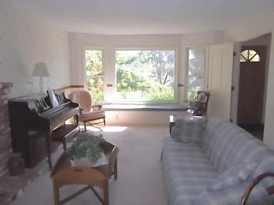 Formal front room with picture window an