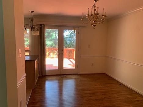 dinning area with exit to large deck