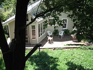 house from studio deck