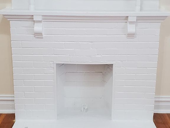 Decorative Fireplace in the front room.