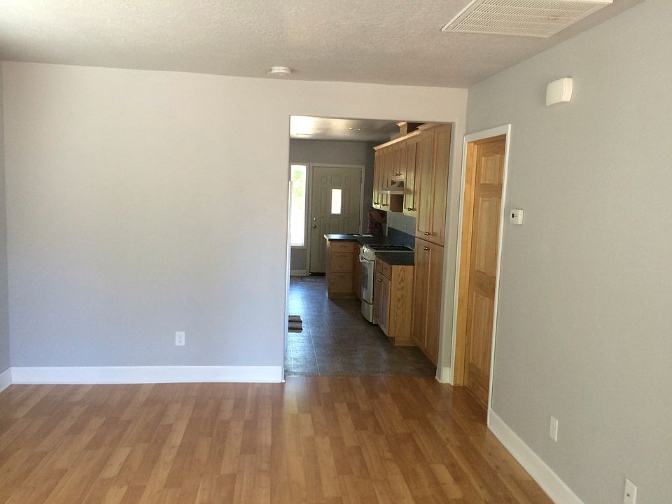 Living room into kitchen