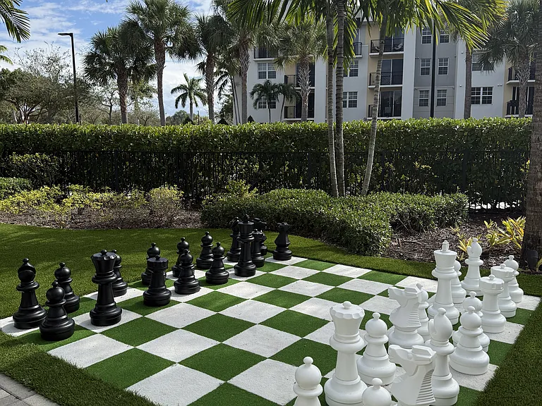 Challenge friends to a game of giant chess