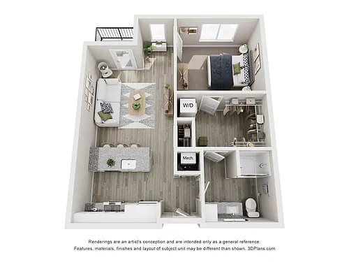 Floor plan The Redmont