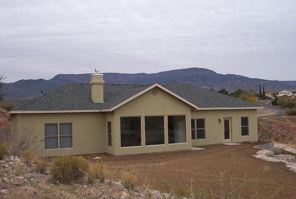 Rear of home