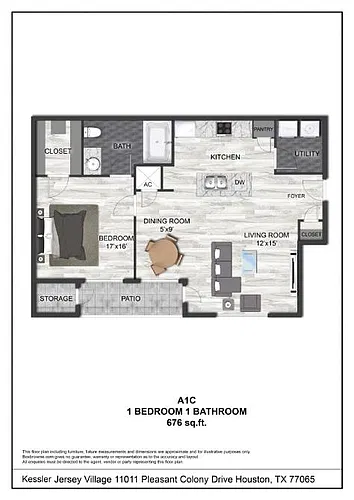 Floor plan A1C