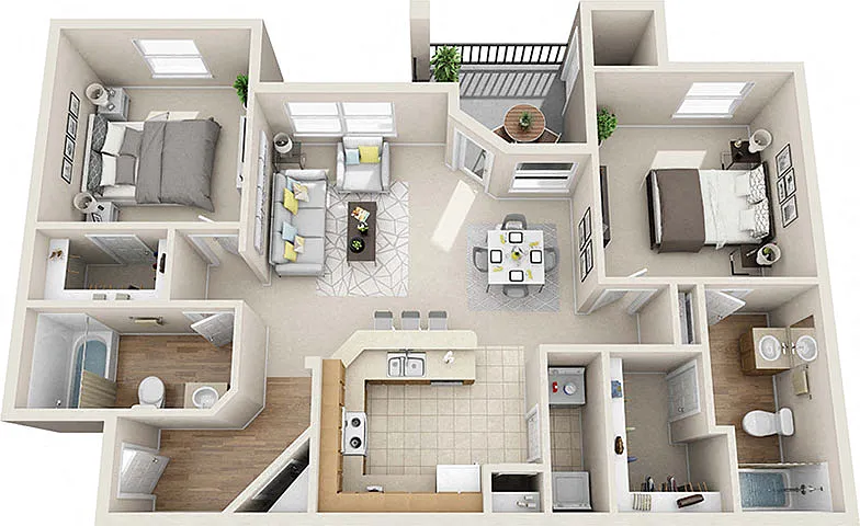 Floor plan B1