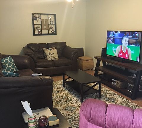 Living room from front door