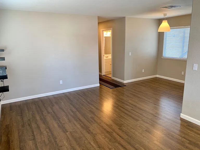 Living room with dining area