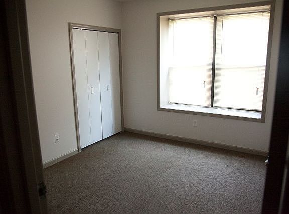 Bright bedrooms with closet space