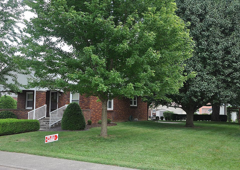 Front of house and side yard