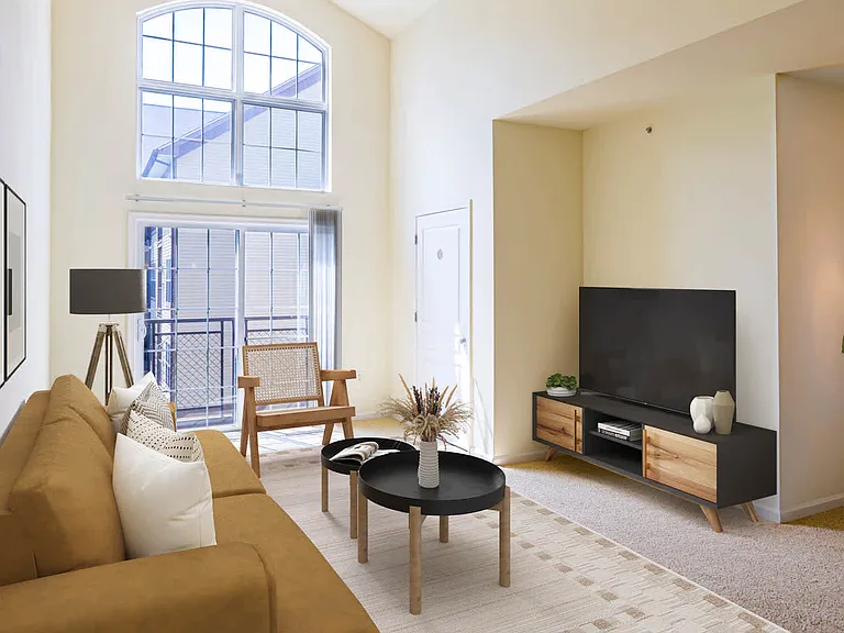 Carpeted Living Room