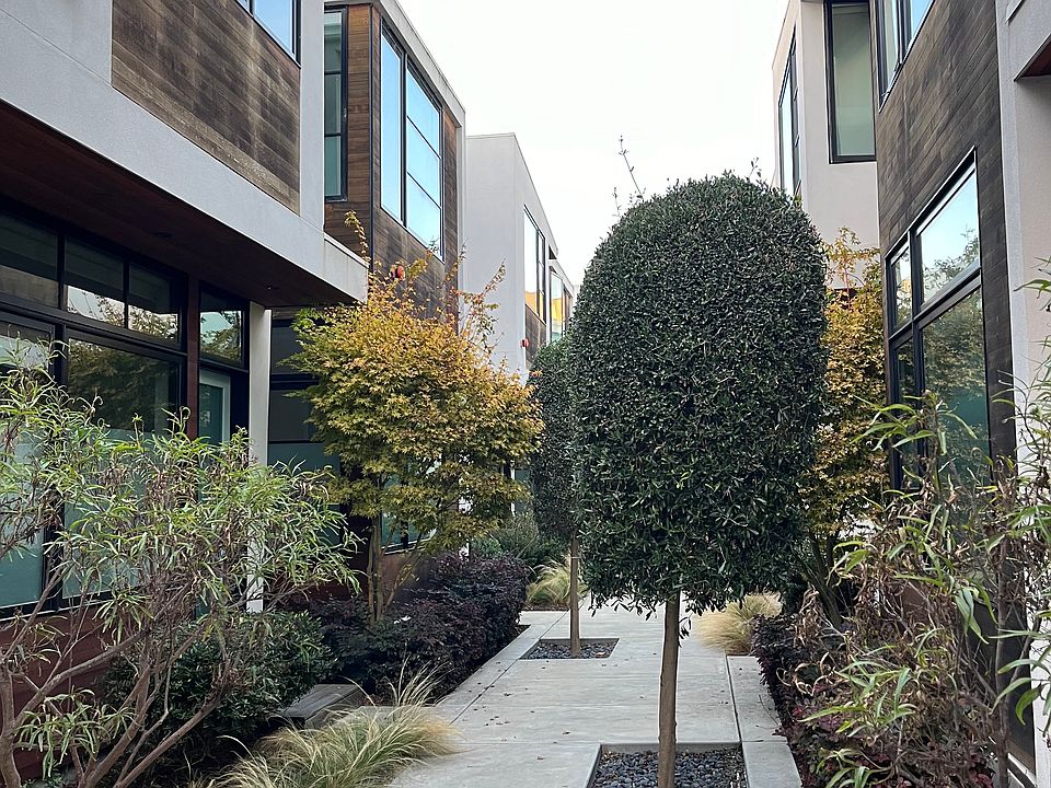 Gated courtyard area