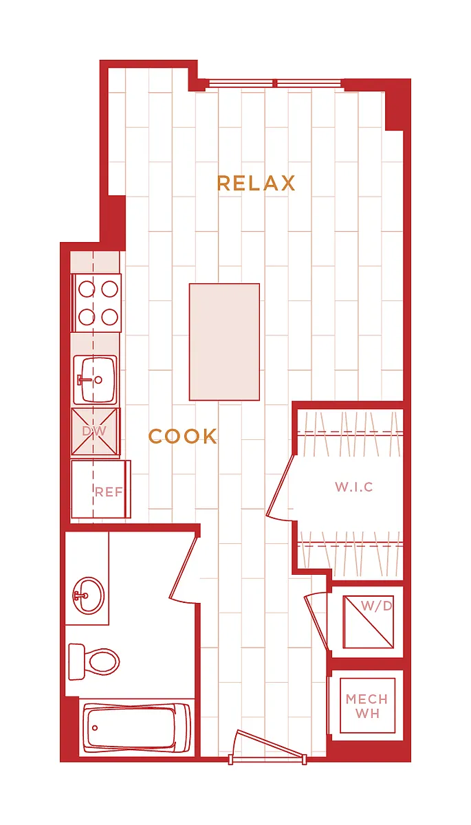 Floor plan Studio s-s01