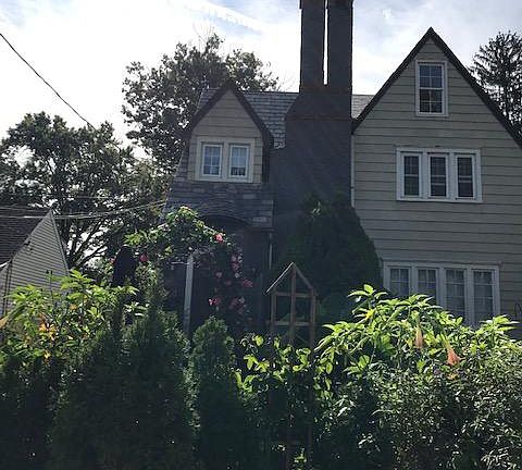 Trellis & pink climbing flowers are Not included.