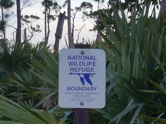 Property borders refuge land