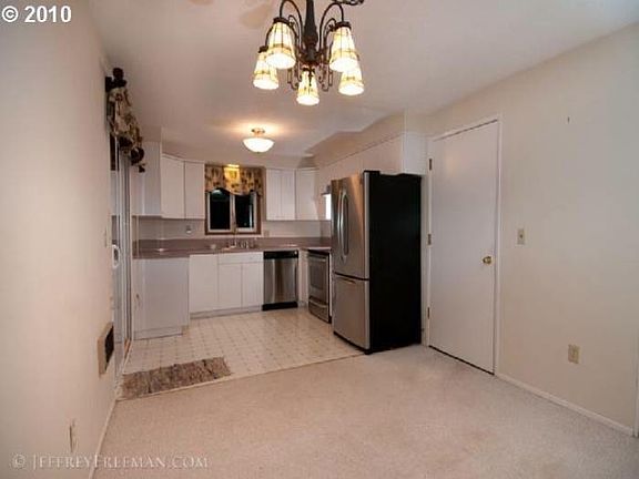 kitchen and dining area