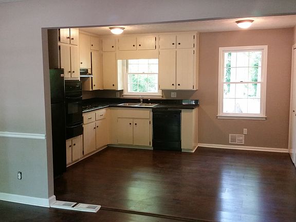 Front room opens to kitchen