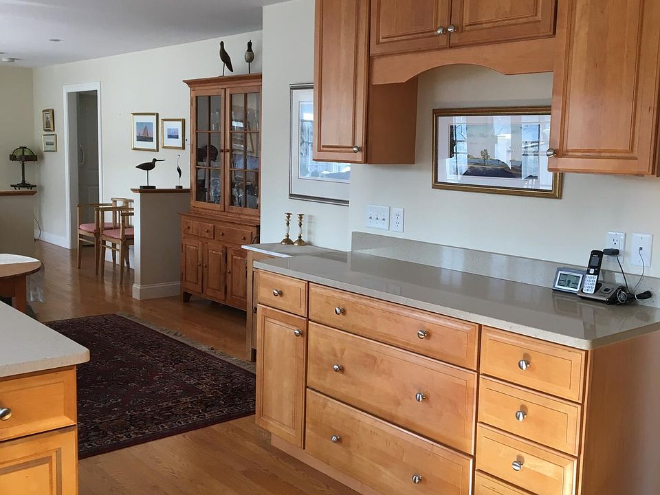 Kitchen into dining and living rooms