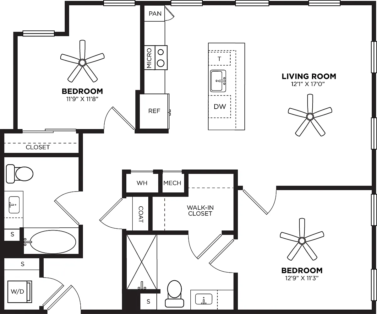 Floor plan B6 No Balcony