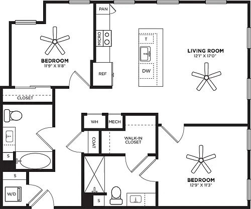 Floor plan B6 No Balcony